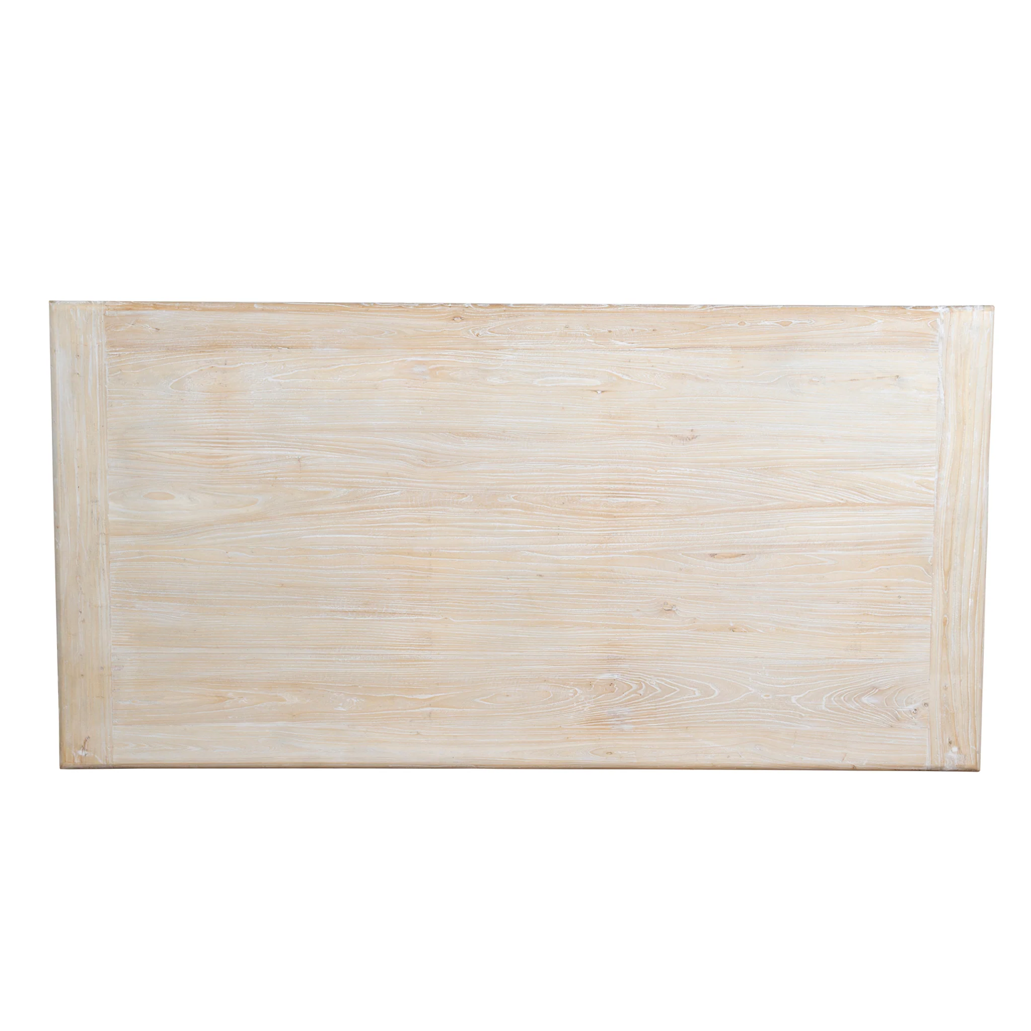 CDT511 198cm Dining Table - Rustic White Washed - Image 8