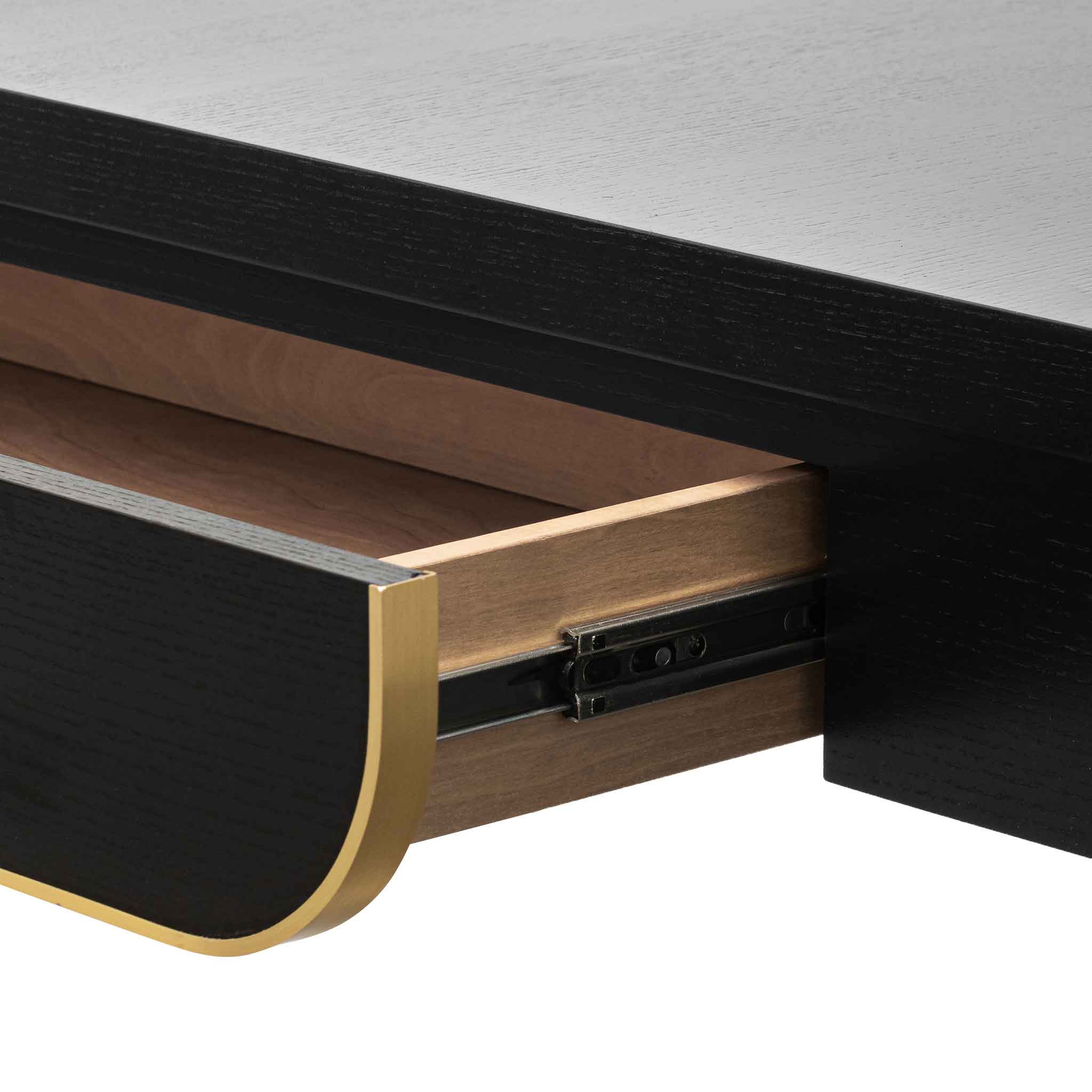 Ex Display - CDT6318-VA 1.4m Console Table - Textured Espresso Black - Image 5