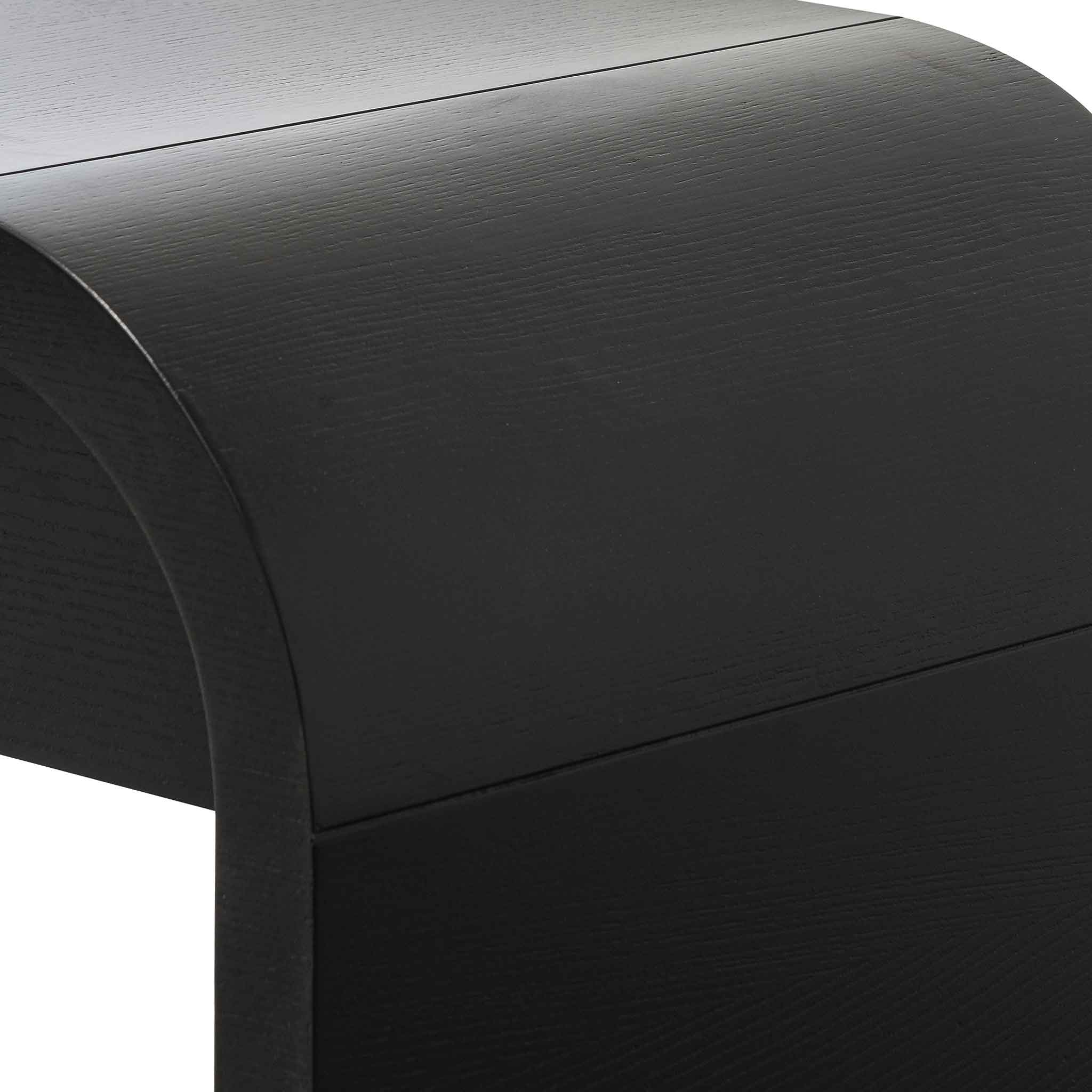 Ex Display - CDT6318-VA 1.4m Console Table - Textured Espresso Black - Image 9