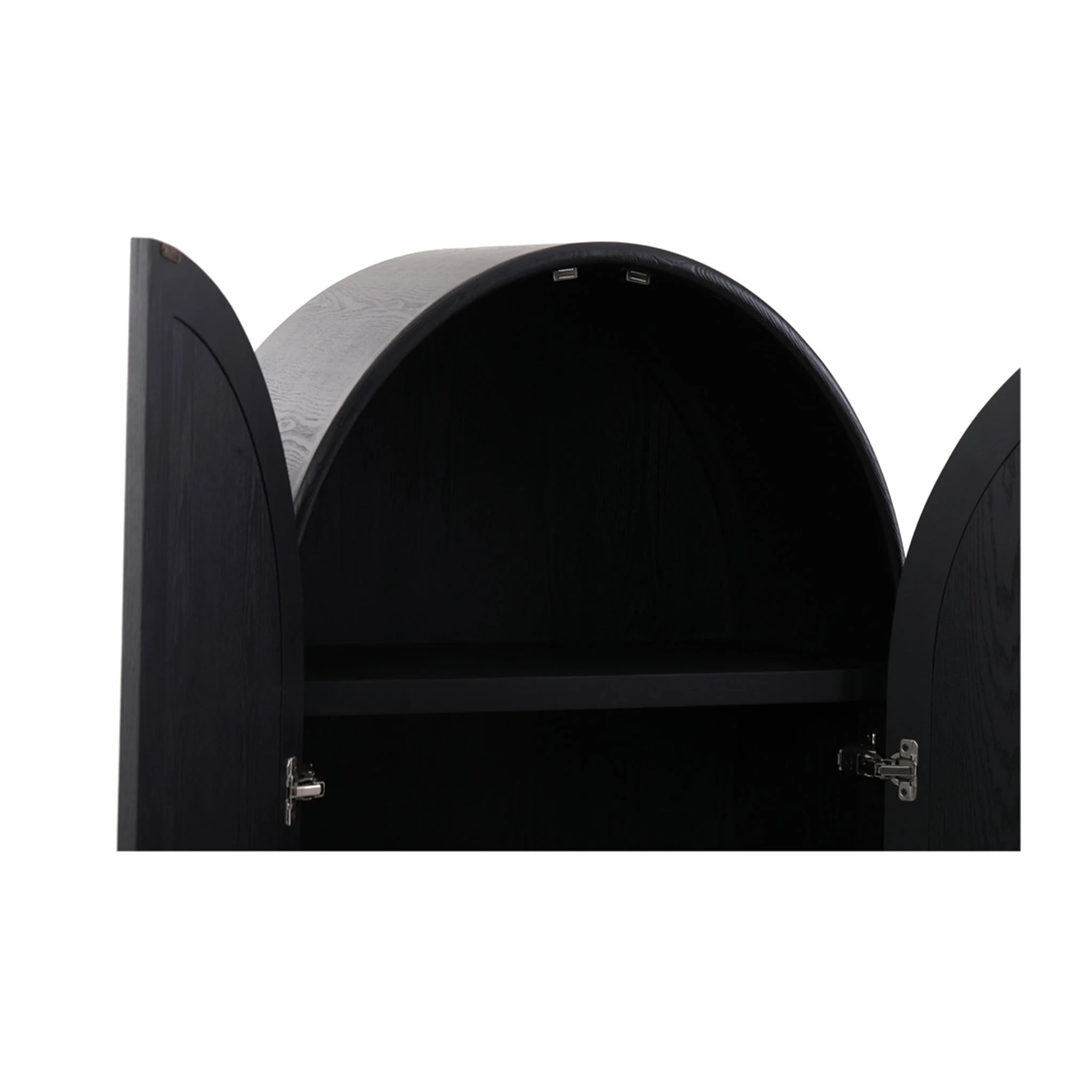 Ex Display - CDT8295-NI 150cm (H) Ash Curve Cabinet - Full Black - Image 6
