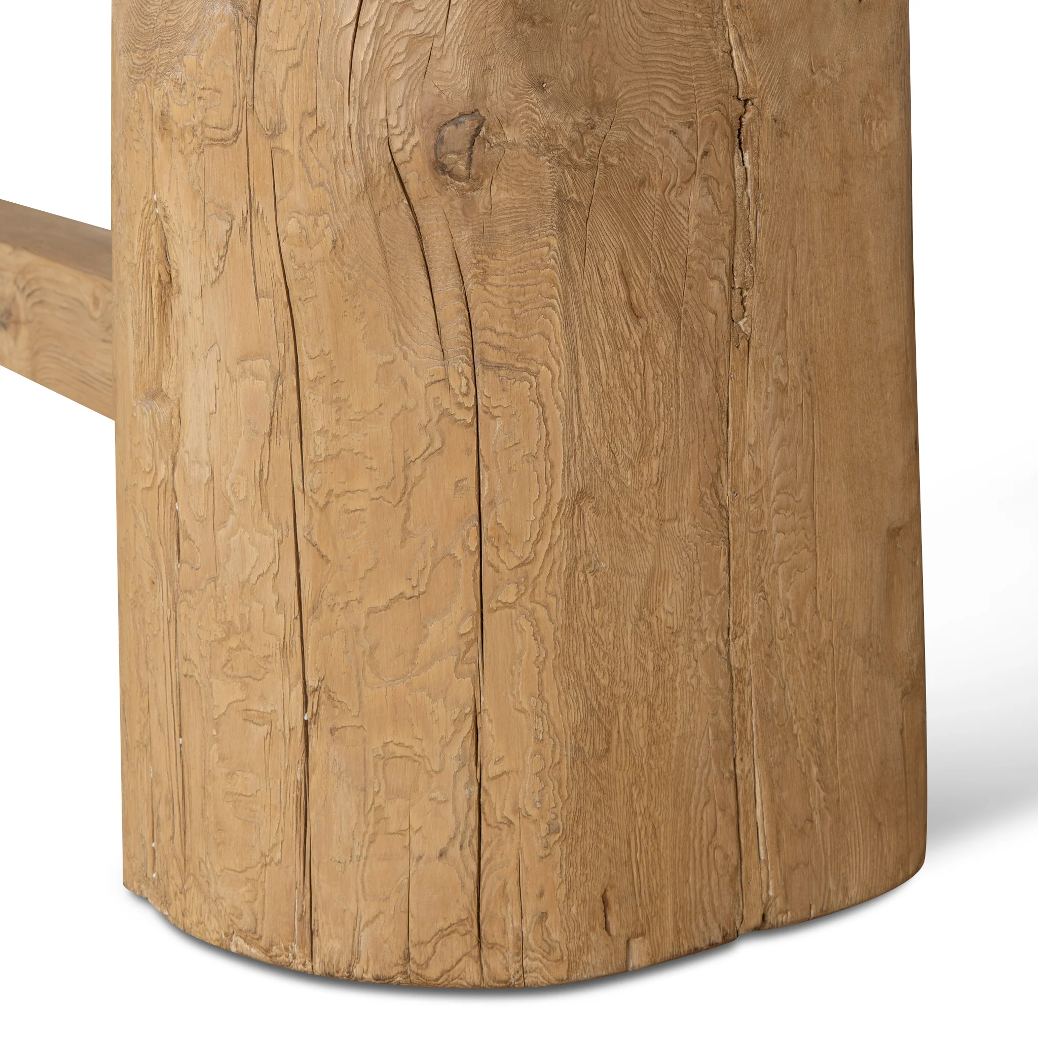 CDT8655-NA 2.2m Elm Dining Table - Natural - Image 10