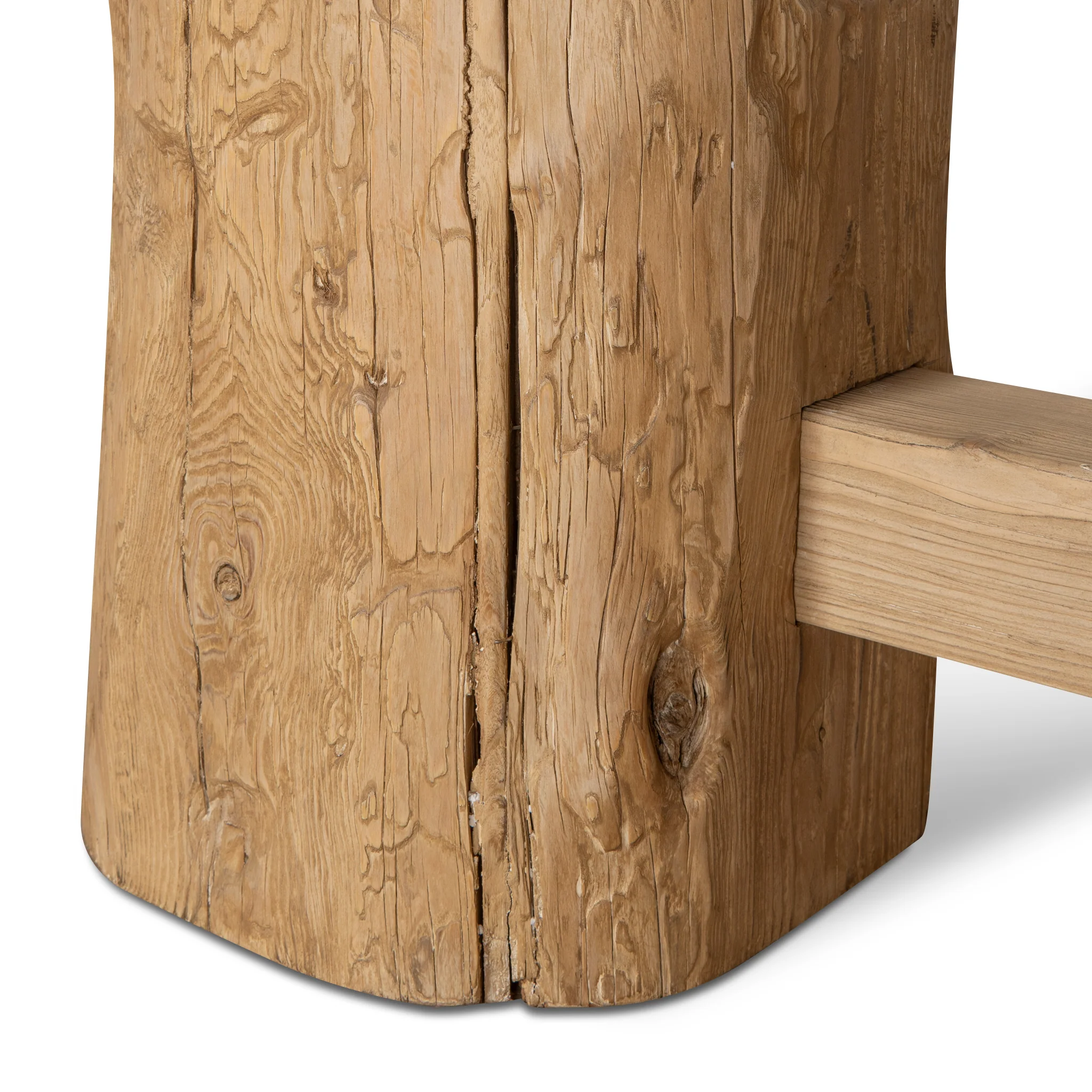 CDT8655-NA 2.2m Elm Dining Table - Natural - Image 6