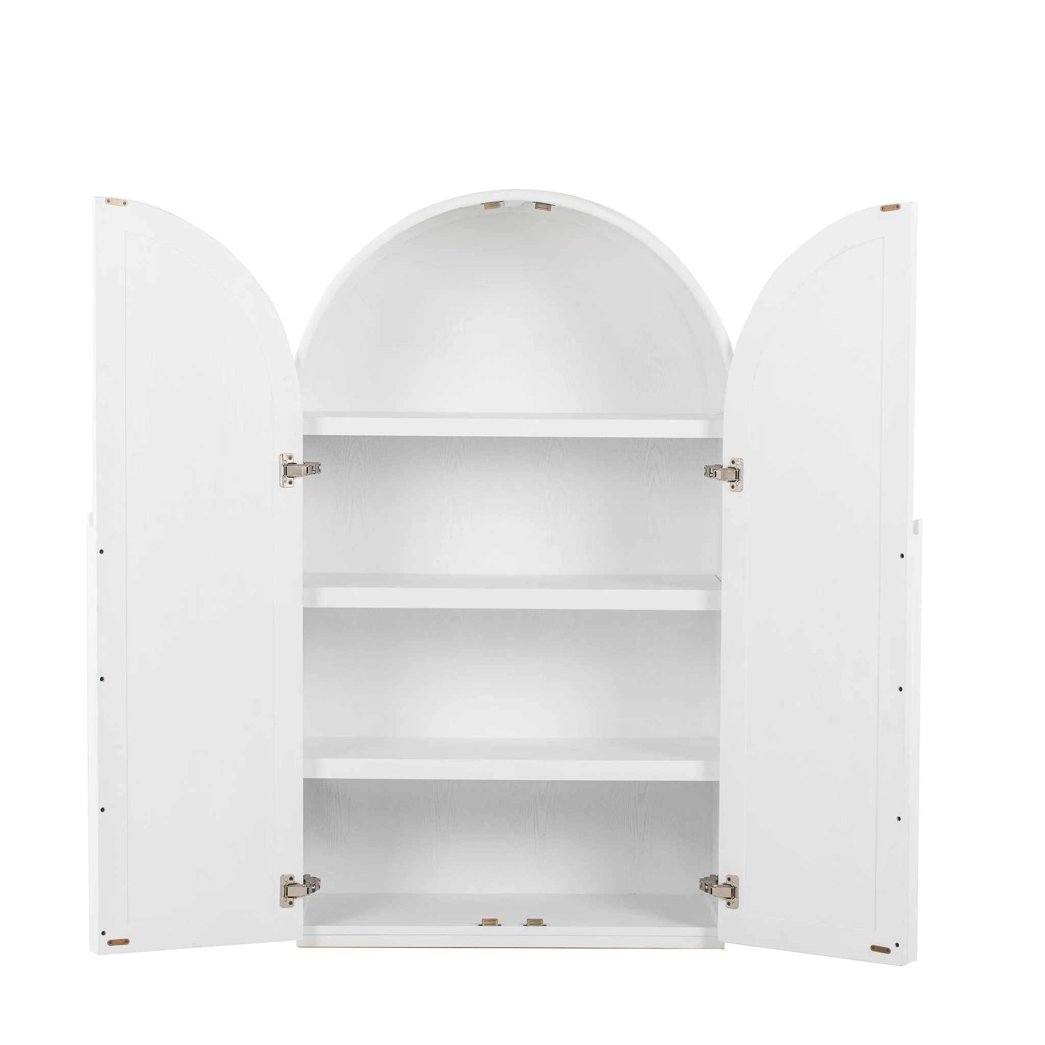 CDT8954-NI Ash Curve Cabinet - White - Image 3
