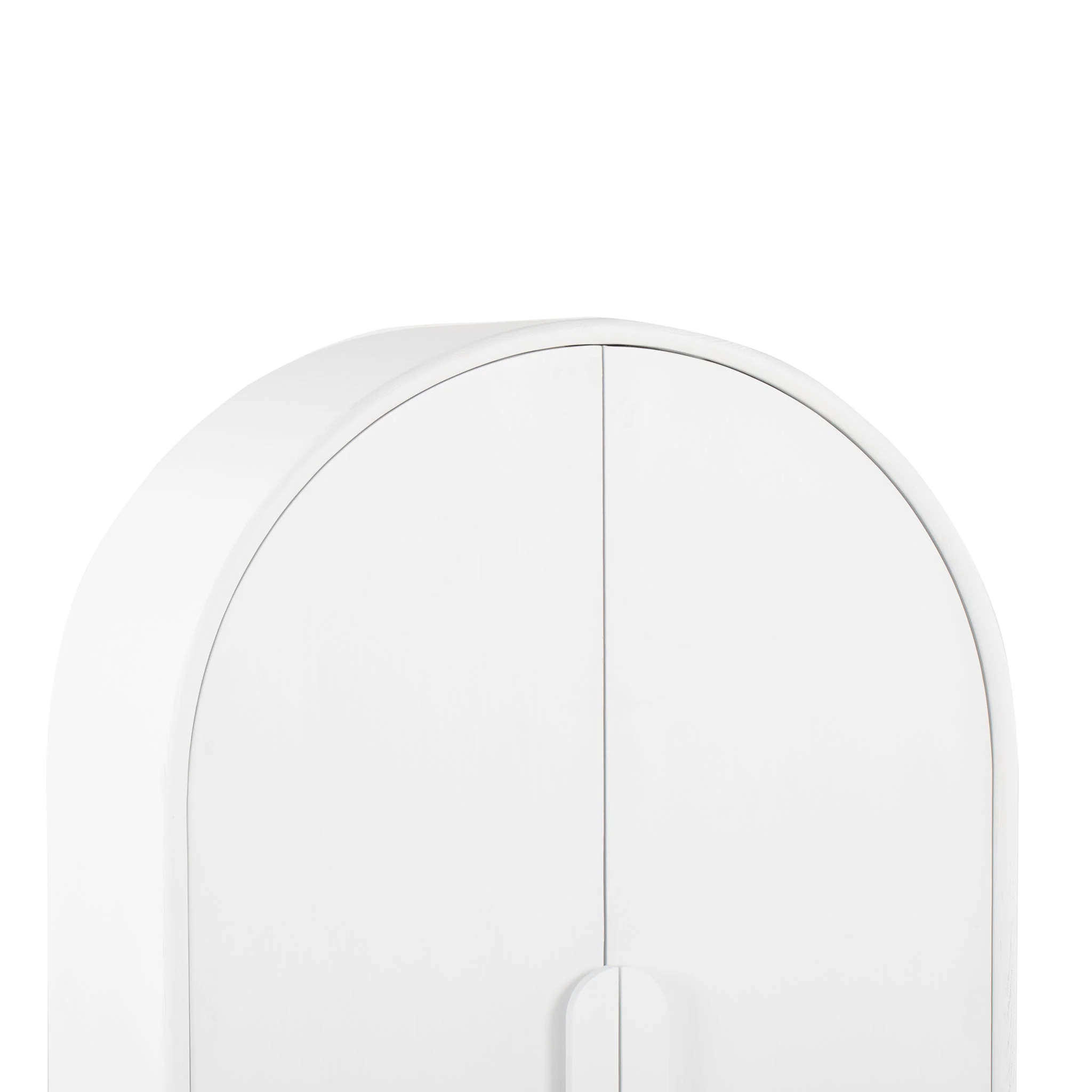 CDT8954-NI Ash Curve Cabinet - White - Image 5