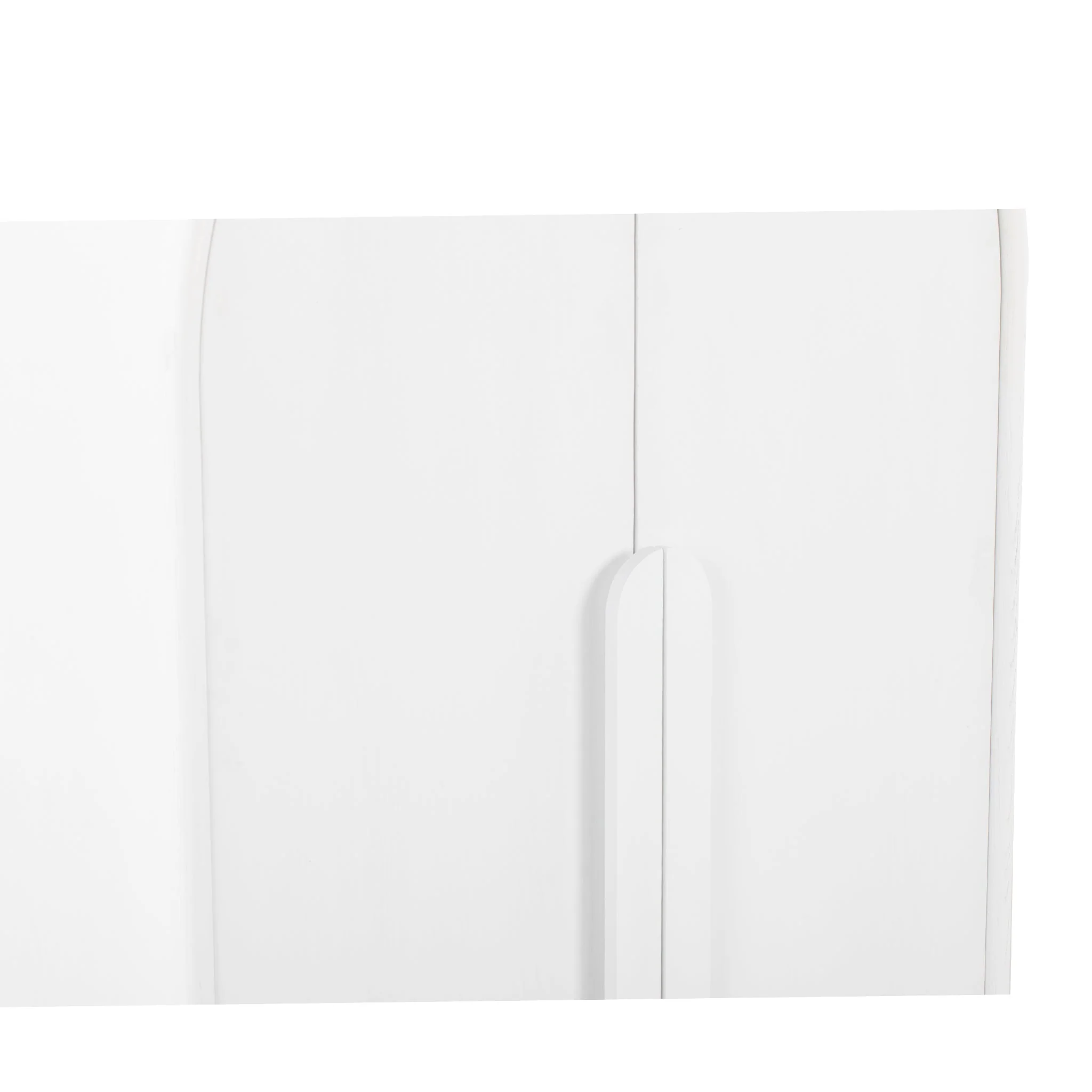 CDT8954-NI Ash Curve Cabinet - White - Image 7