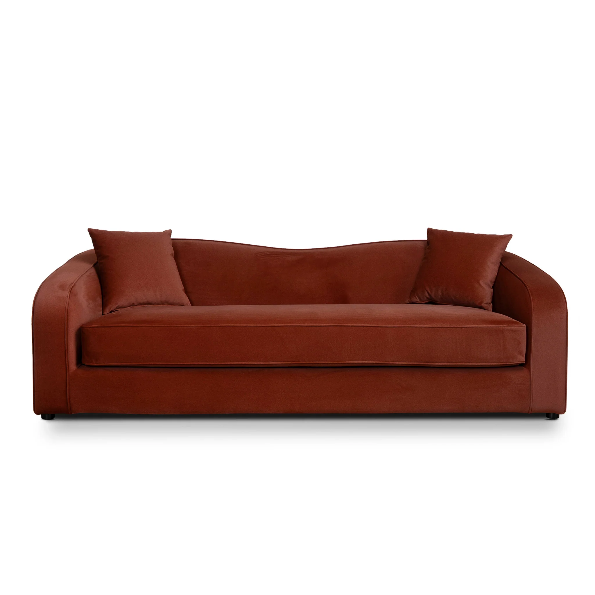 CLC12758-CA 3 Seater Sofa - Burnt Maroon - Image 2