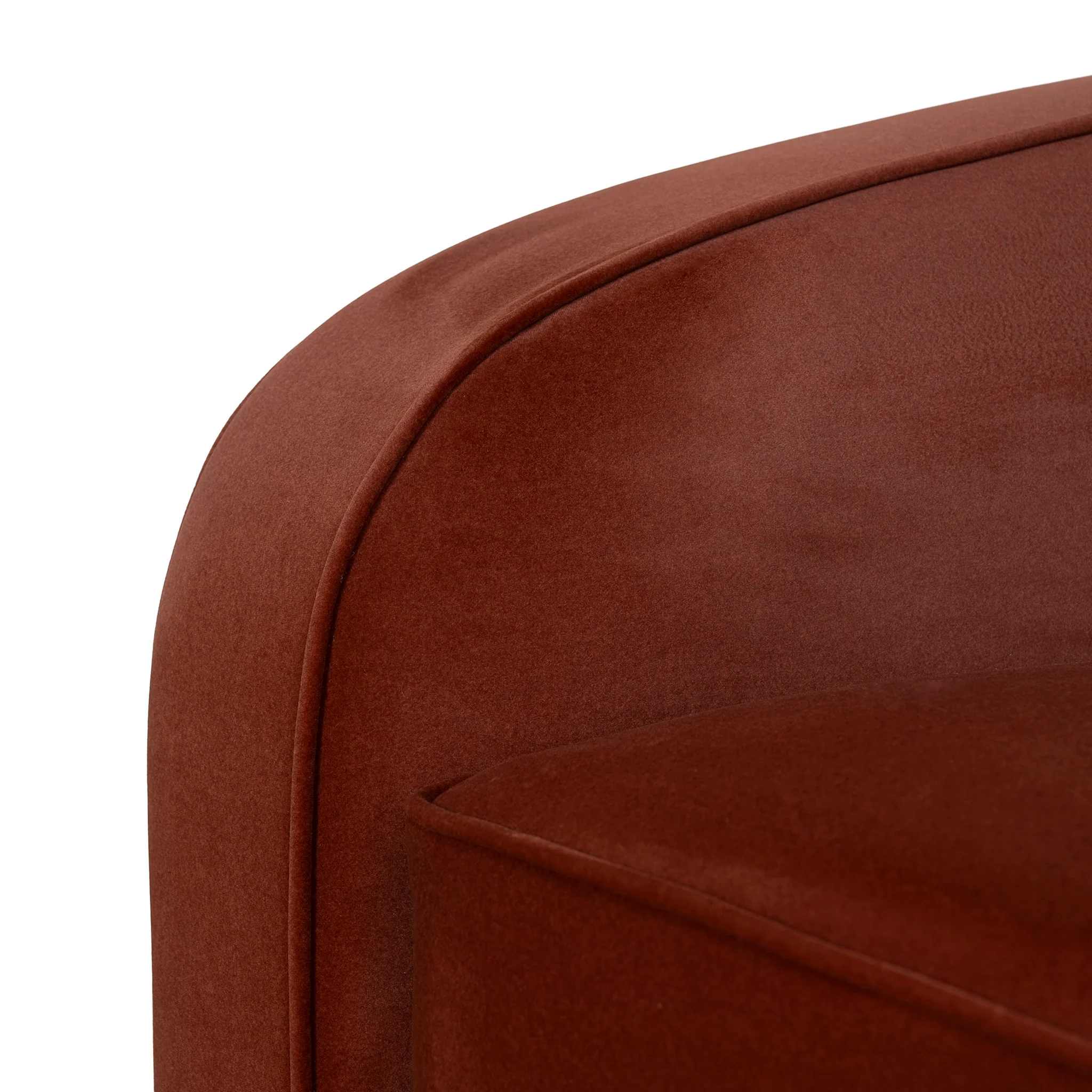 CLC12758-CA 3 Seater Sofa - Burnt Maroon - Image 6