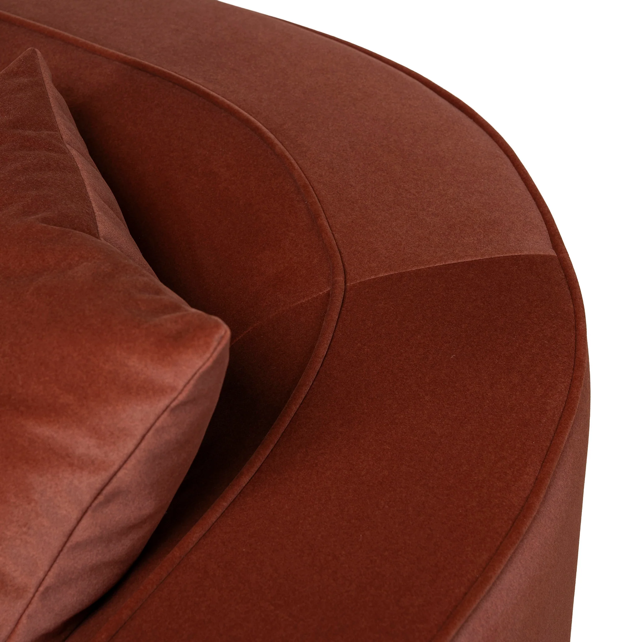 CLC12758-CA 3 Seater Sofa - Burnt Maroon - Image 8