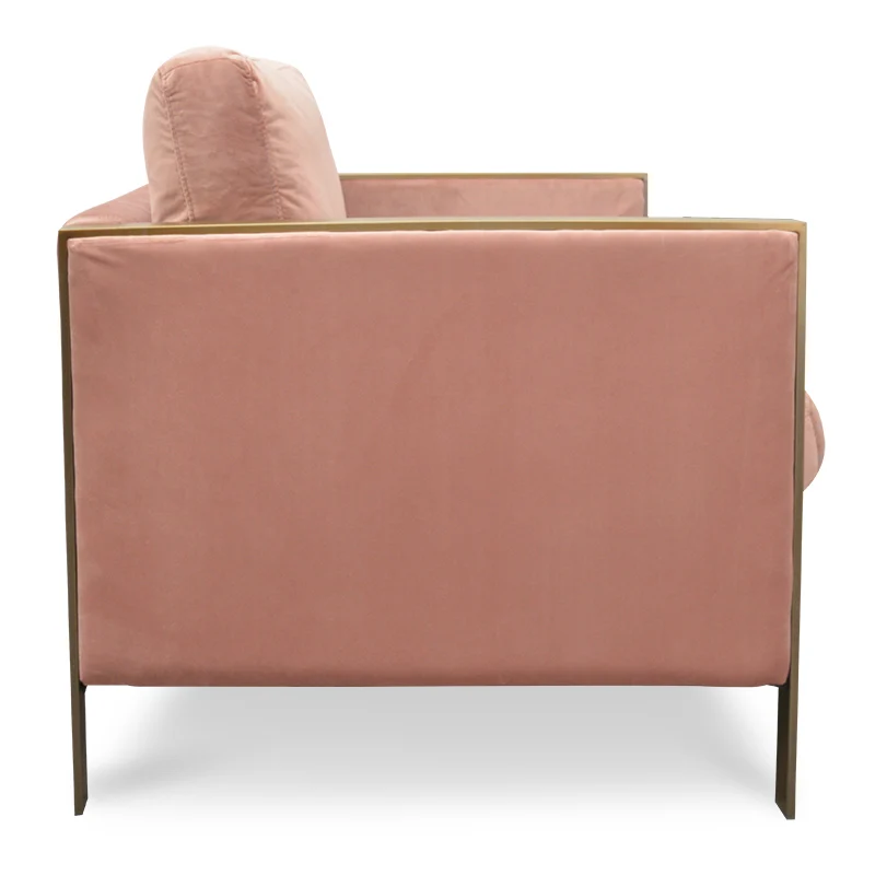 Ex Display - CLC2005-KL Fabric Armchair - Pink - Image 5