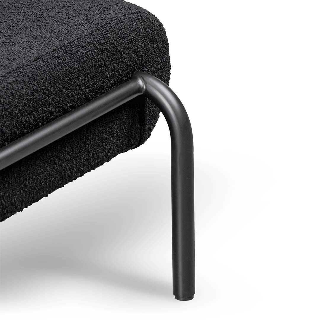 CLC8219-IG Lounge Chair - Black Boucle - Image 11