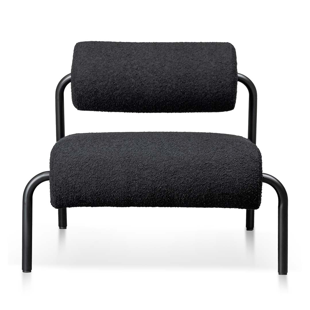CLC8219-IG Lounge Chair - Black Boucle - Image 2