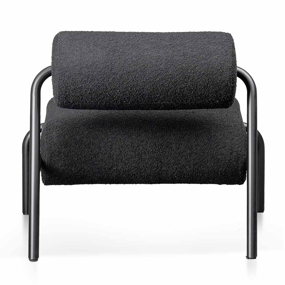 CLC8219-IG Lounge Chair - Black Boucle - Image 5