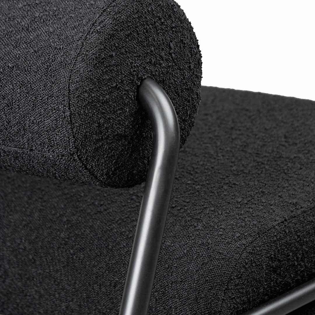 CLC8219-IG Lounge Chair - Black Boucle - Image 7