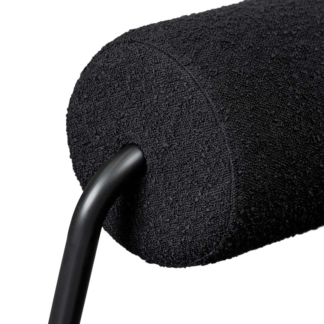 CLC8219-IG Lounge Chair - Black Boucle - Image 8