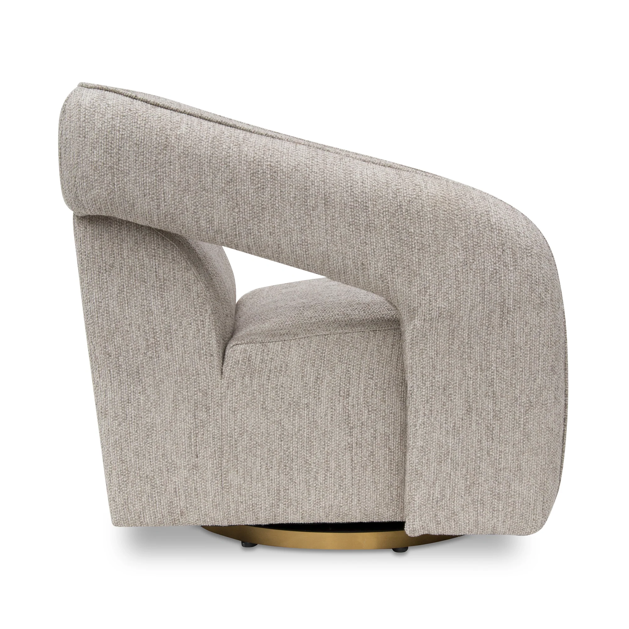 CLC8220-CA Swivel Armchair - Light Grey - Image 3