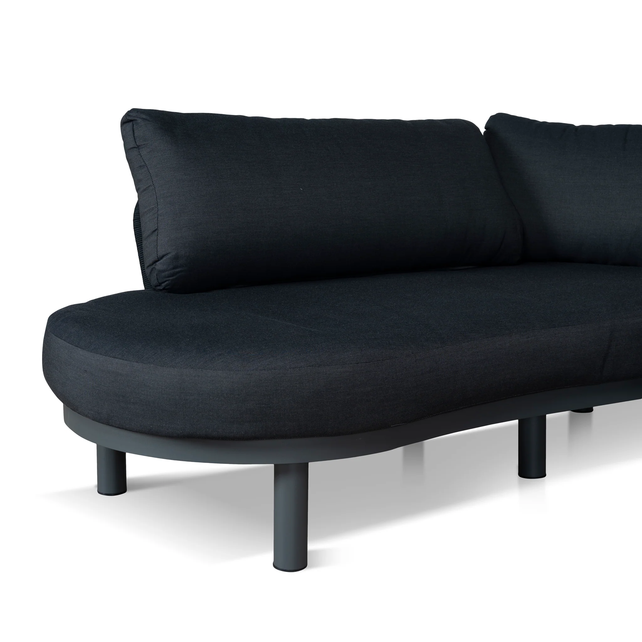 CLS12168-EM Outdoor Corner Sofa - Royal Dark Grey - Image 5
