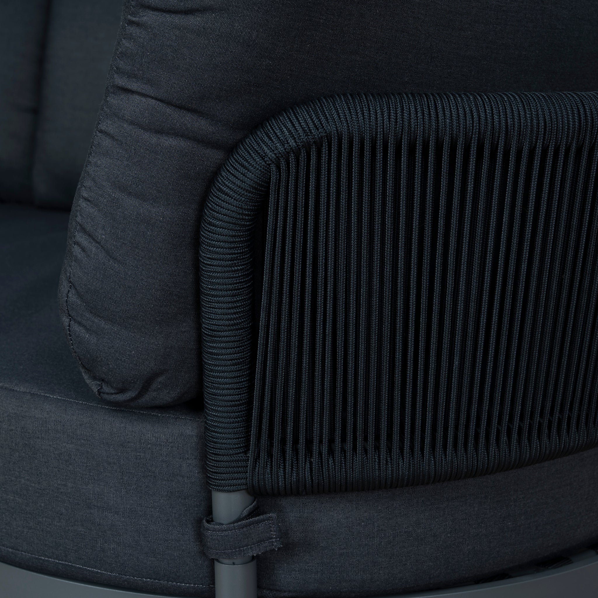 CLS12168-EM Outdoor Corner Sofa - Royal Dark Grey - Image 8