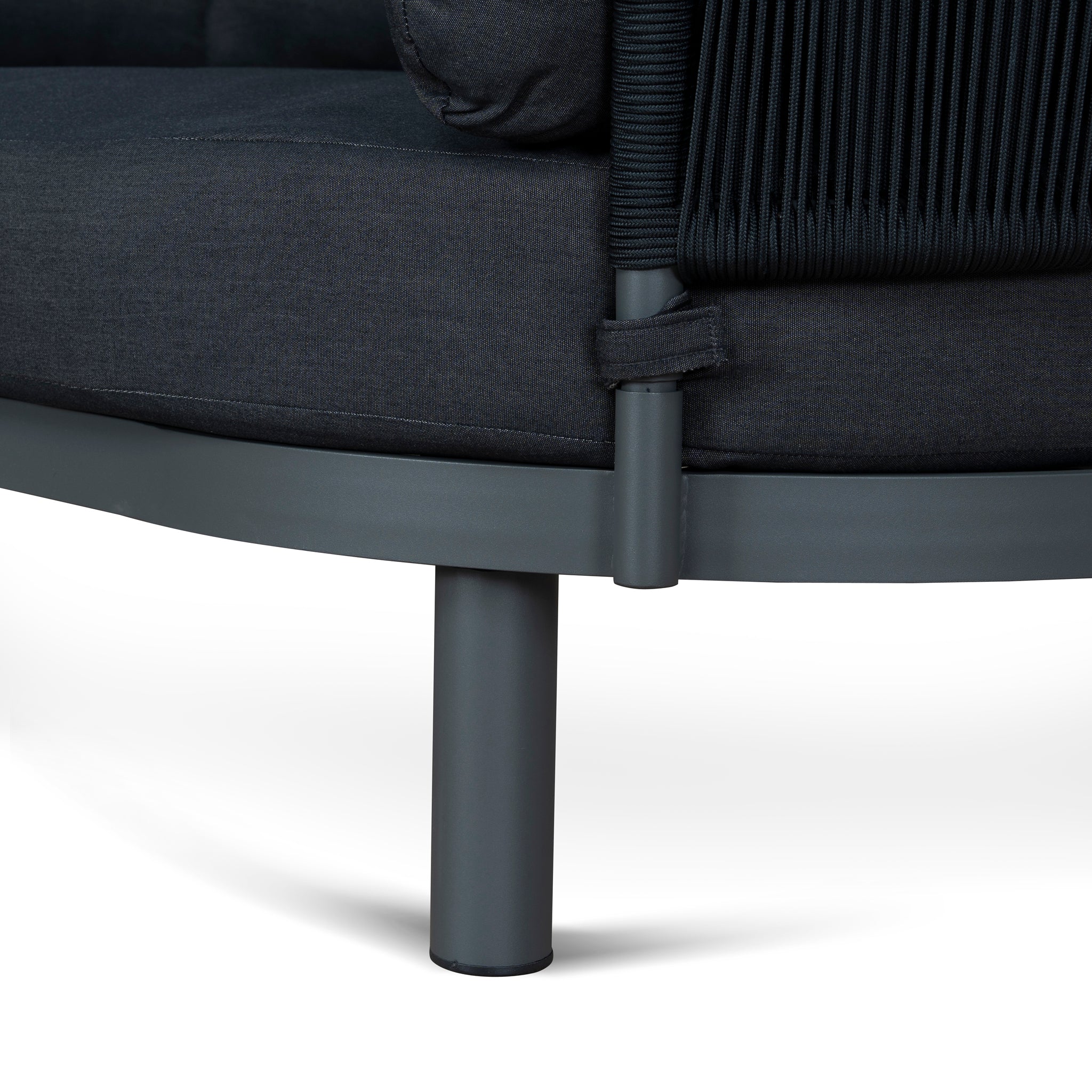 CLS12168-EM Outdoor Corner Sofa - Royal Dark Grey - Image 9