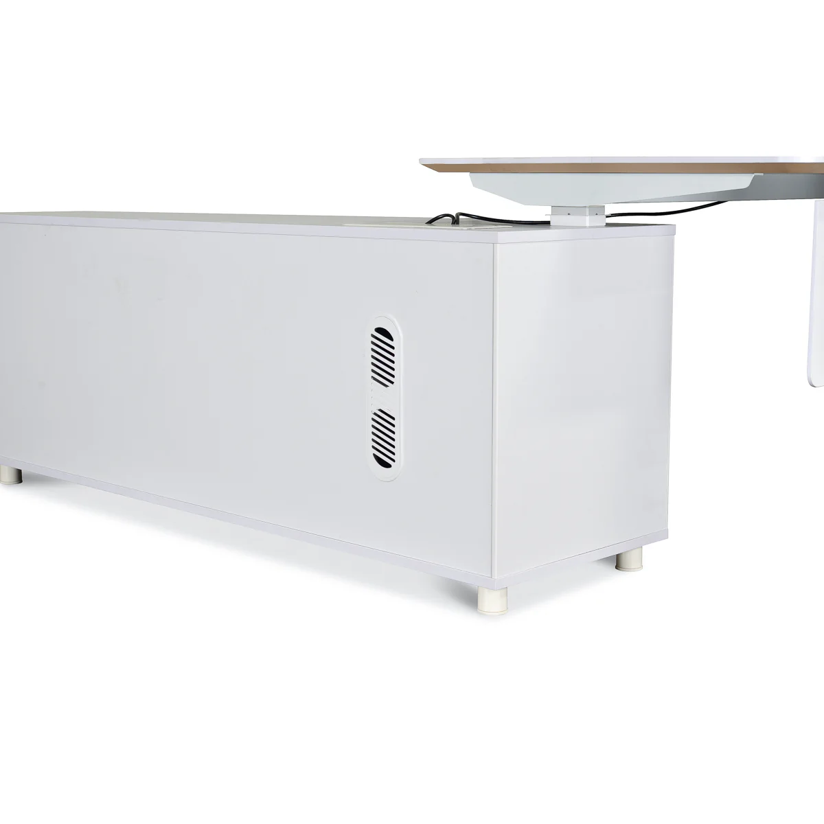 Ex Display - COT396 Executive Office Desk White - Right Return - Image 3