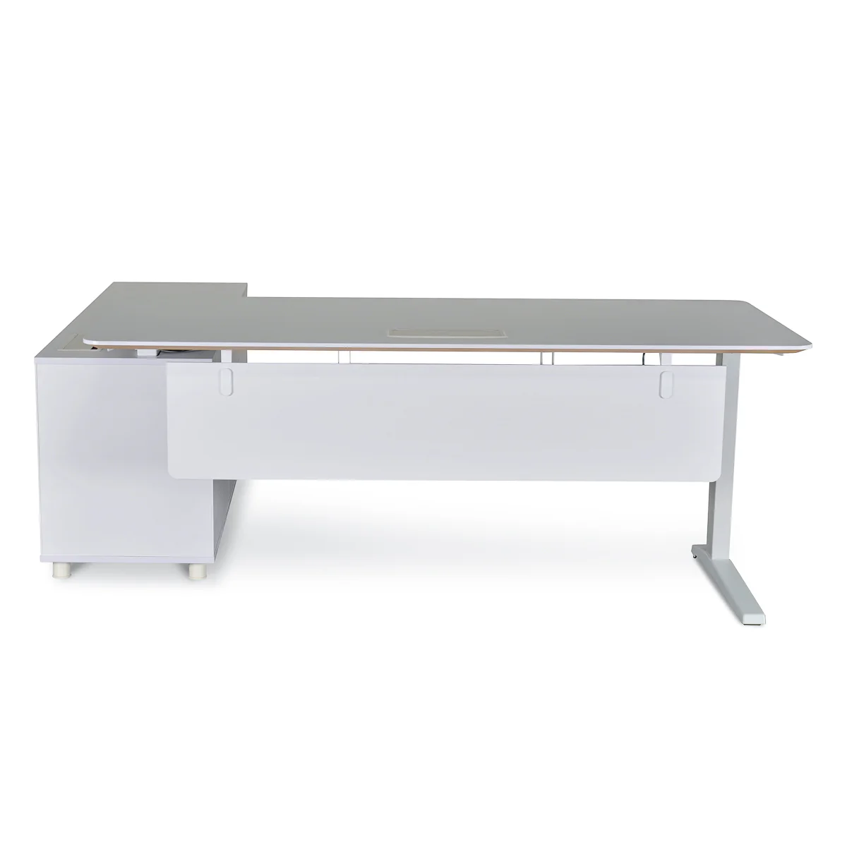 Ex Display - COT396 Executive Office Desk White - Right Return - Image 4