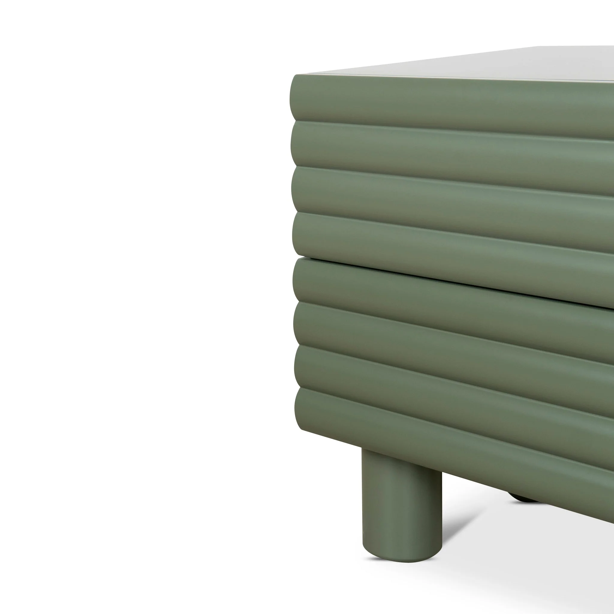 CST10075-KD 48cm Bedside Table - Green - Image 10