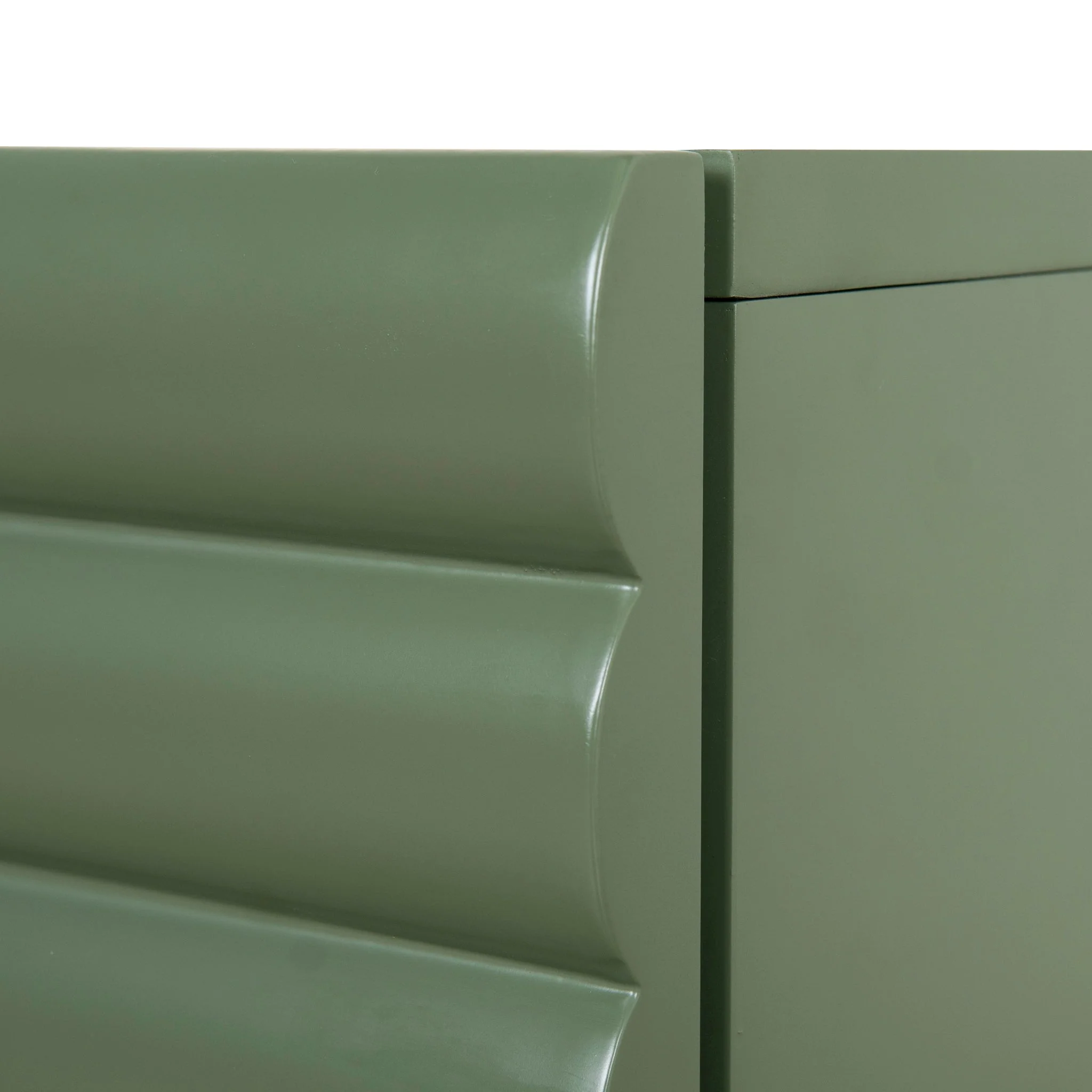 CST10075-KD 48cm Bedside Table - Green - Image 12