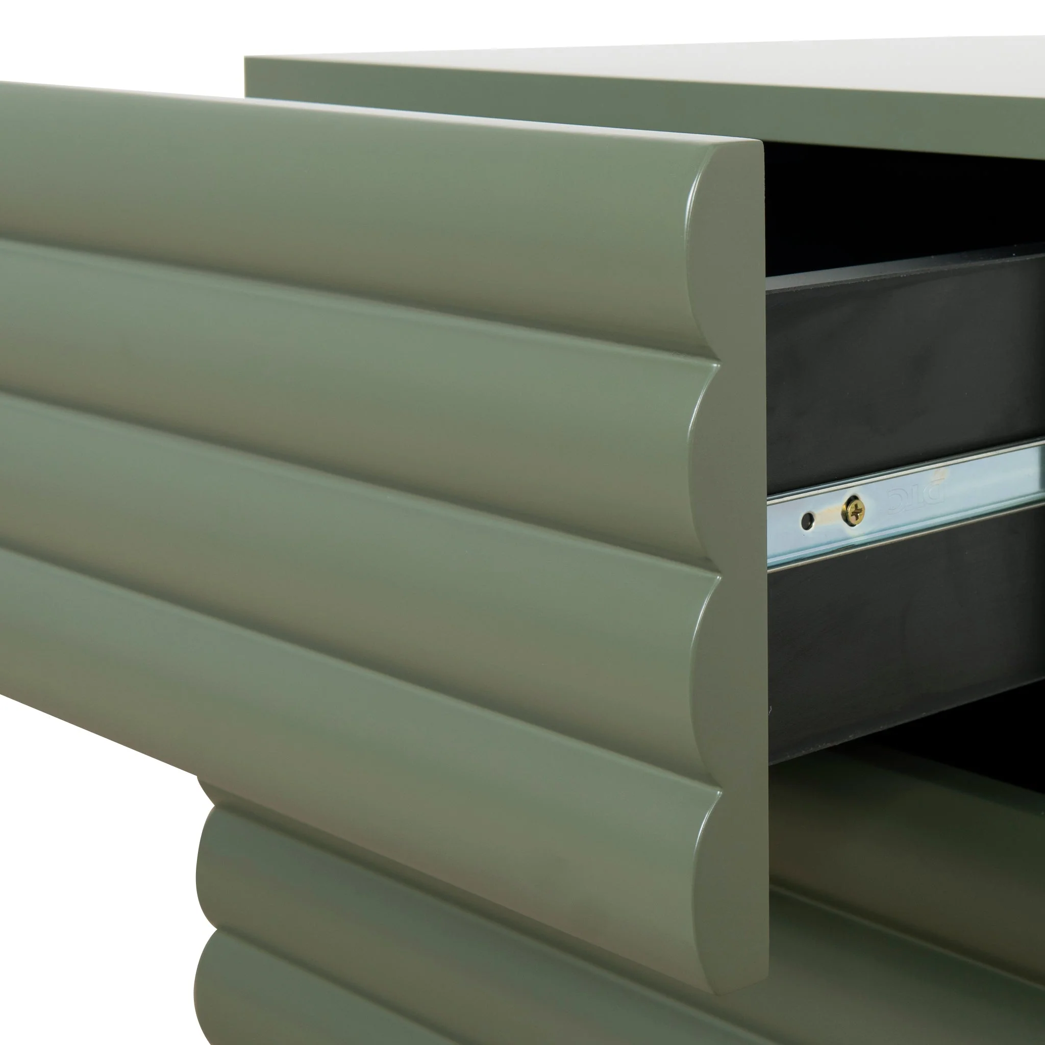 CST10075-KD 48cm Bedside Table - Green - Image 15
