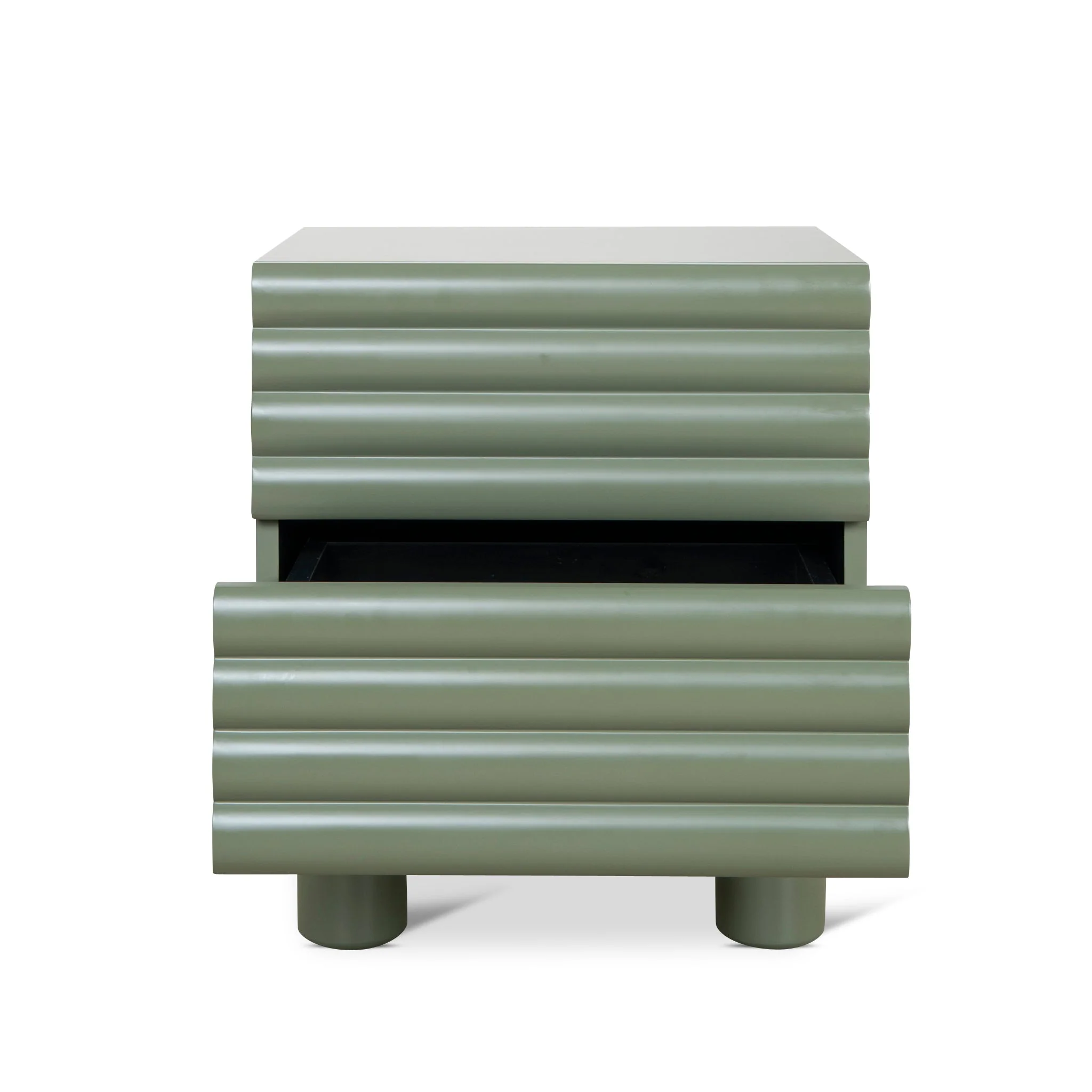 CST10075-KD 48cm Bedside Table - Green - Image 3