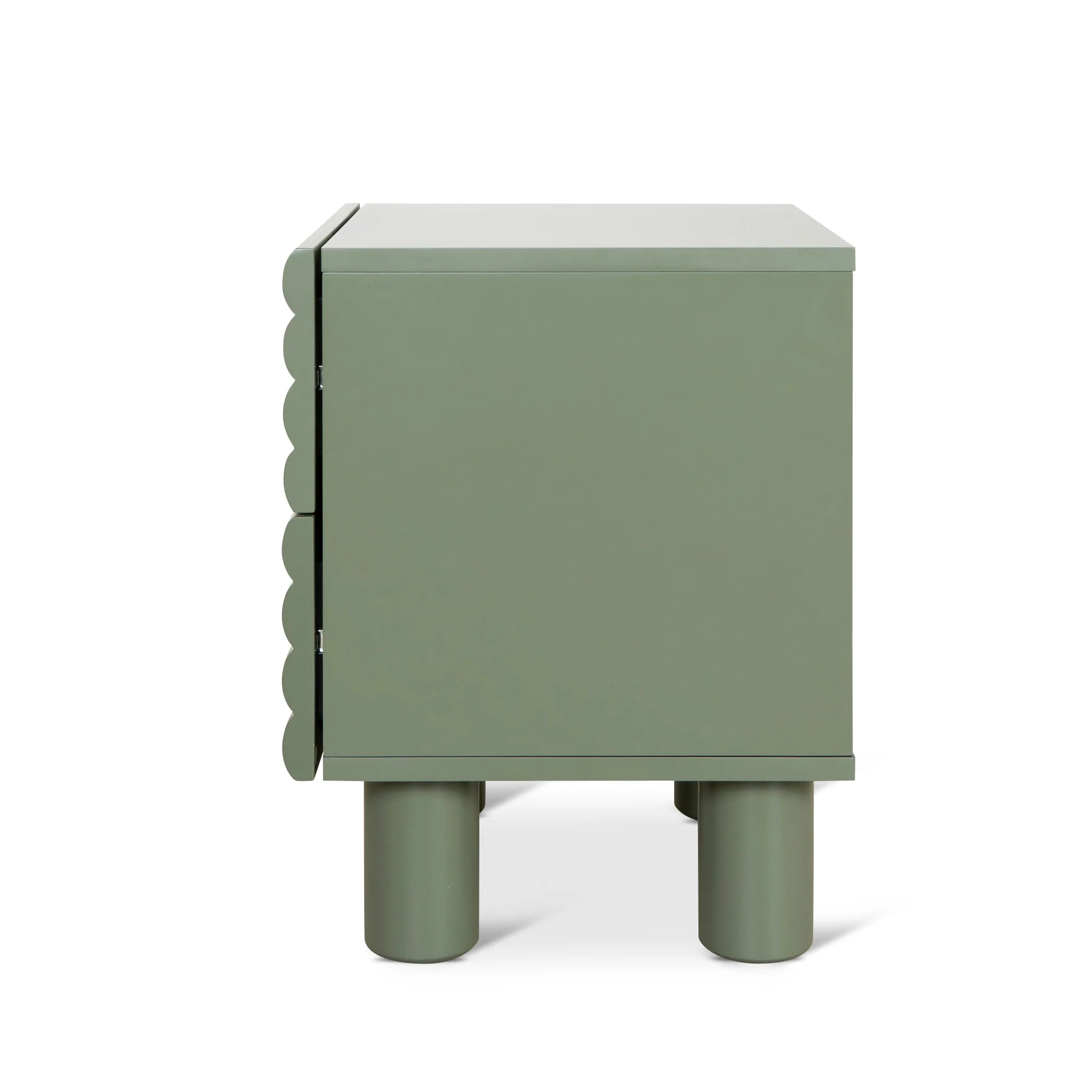 CST10075-KD 48cm Bedside Table - Green - Image 5