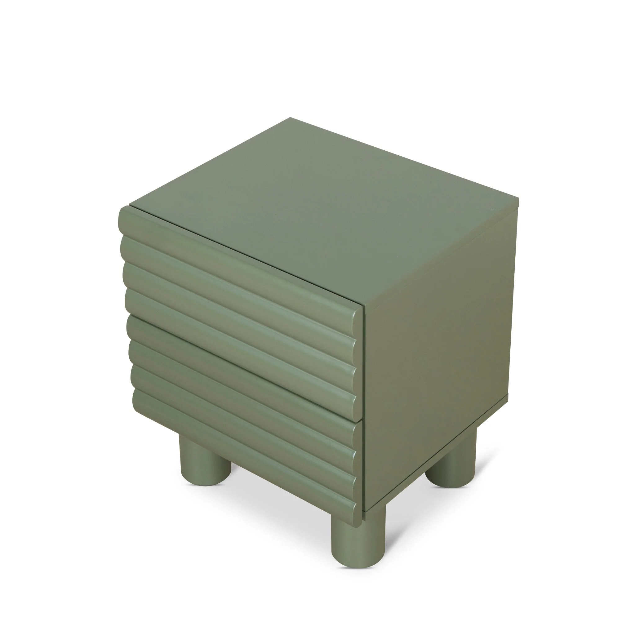 CST10075-KD 48cm Bedside Table - Green - Image 8