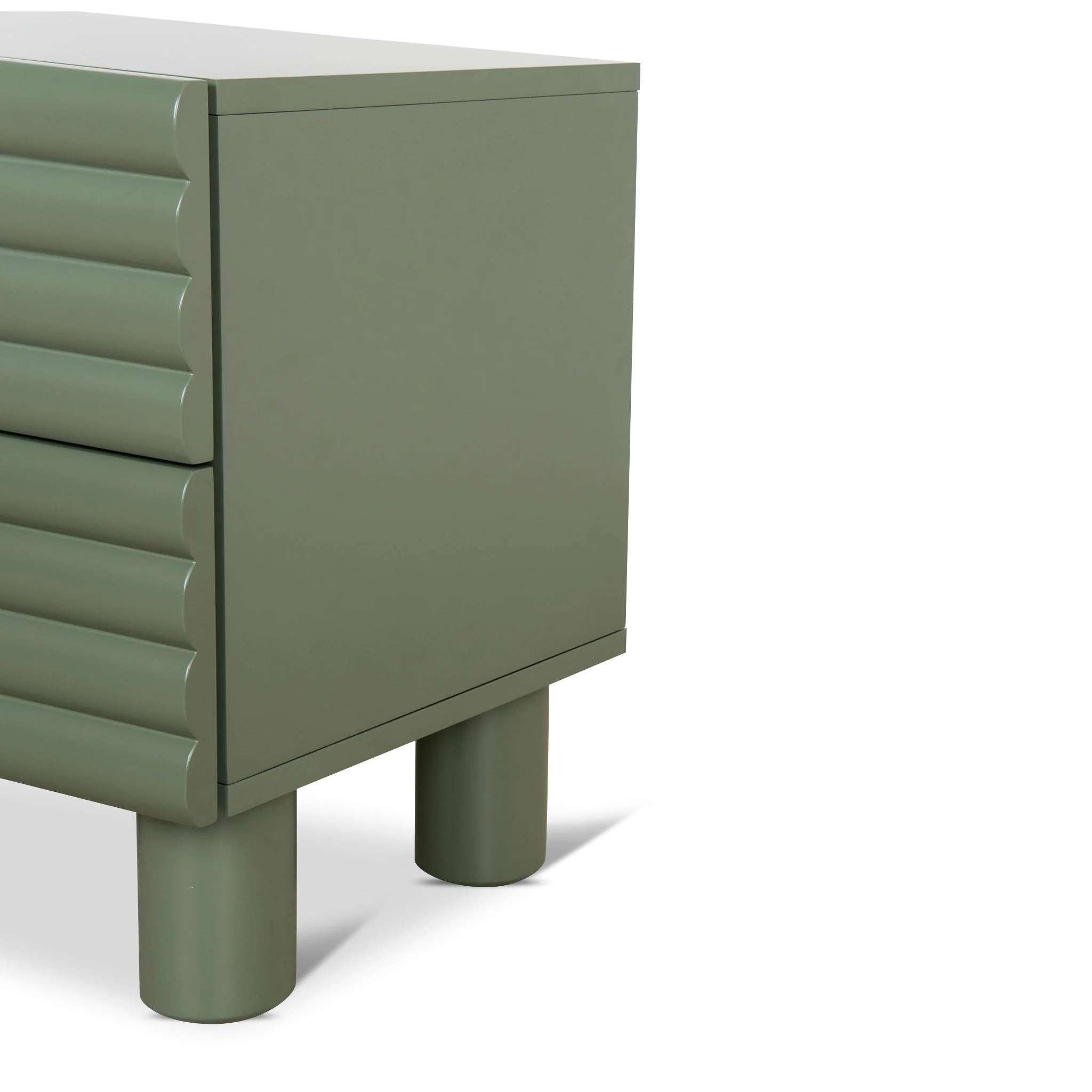 CST10075-KD 48cm Bedside Table - Green - Image 9