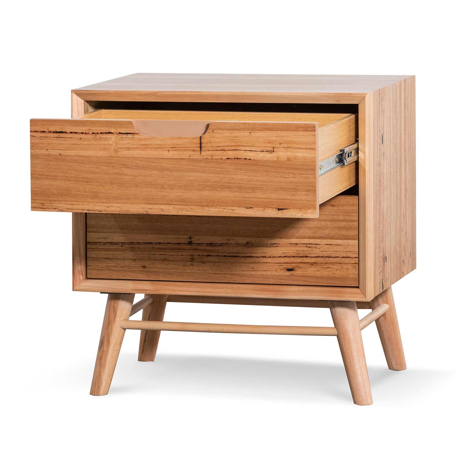 Ex Display - CST6467-AW Bedside Table - Wormy Chestnut - Image 3