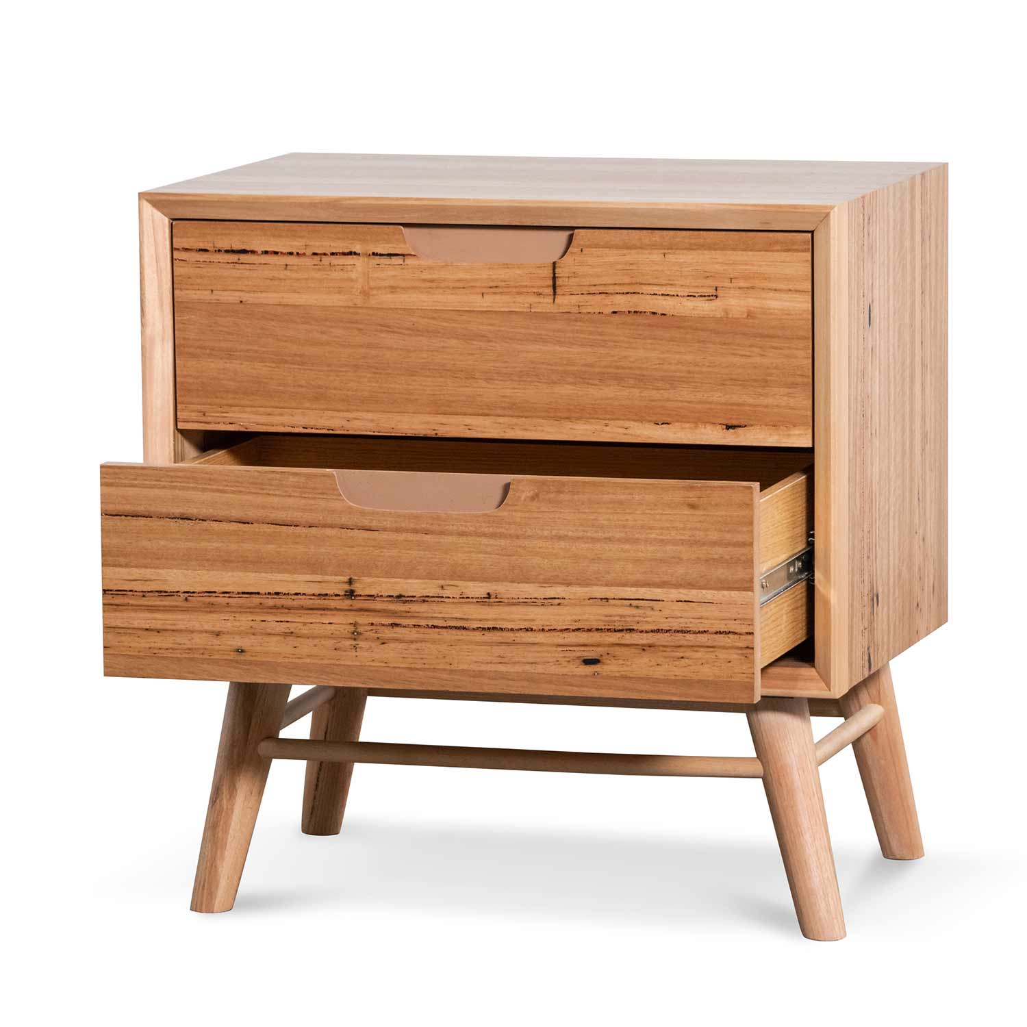 Ex Display - CST6467-AW Bedside Table - Wormy Chestnut - Image 4