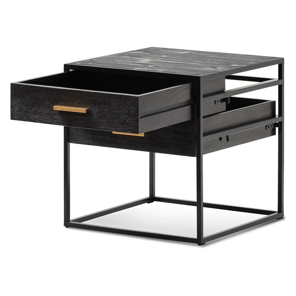 Ex Display - CST6893-IG Side Table - Full Black - Image 5