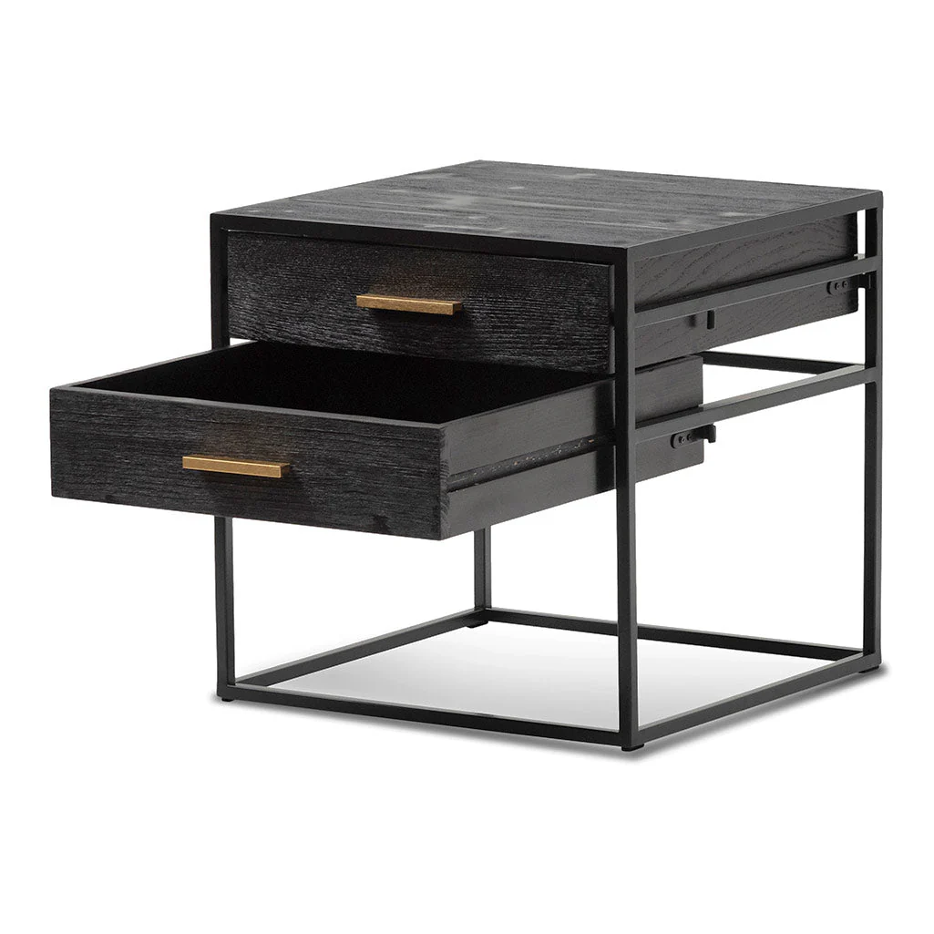 Ex Display - CST6893-IG Side Table - Full Black - Image 6