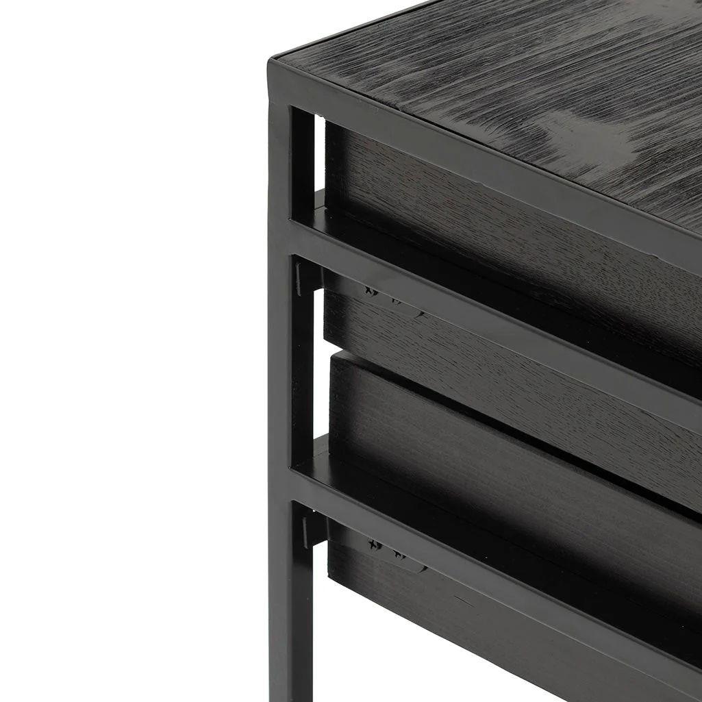 Ex Display - CST6893-IG Side Table - Full Black - Image 8