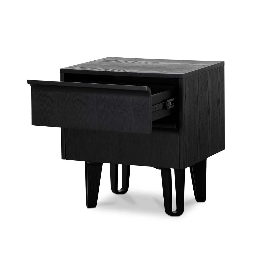 Ex Display - CST8244-DR Bedside Table - Full Black - Image 4