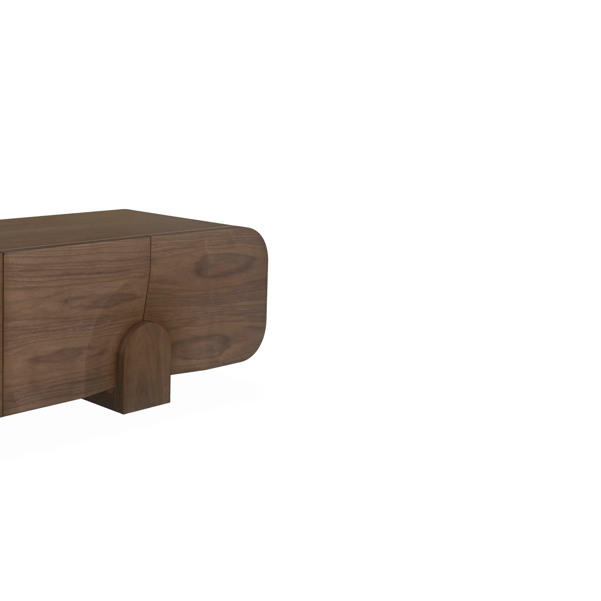 CTV10297-VA 2.2m TV Entertainment Unit - Light Walnut - Image 5
