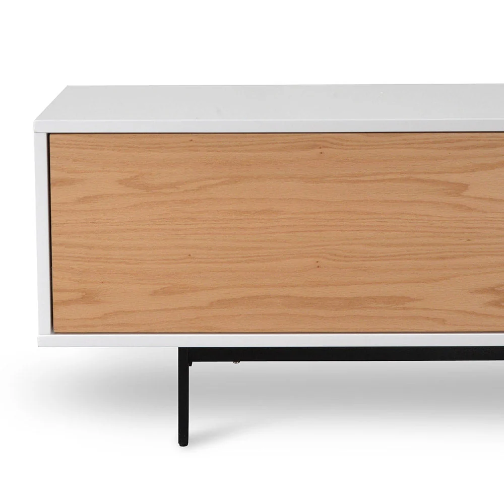 Ex Display - CTV1137-BB 2.3m TV Entertainment Unit - Lowline - Natural - Image 3