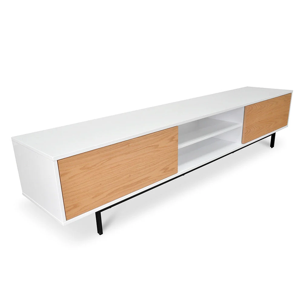 Ex Display - CTV1137-BB 2.3m TV Entertainment Unit - Lowline - Natural - Image 4
