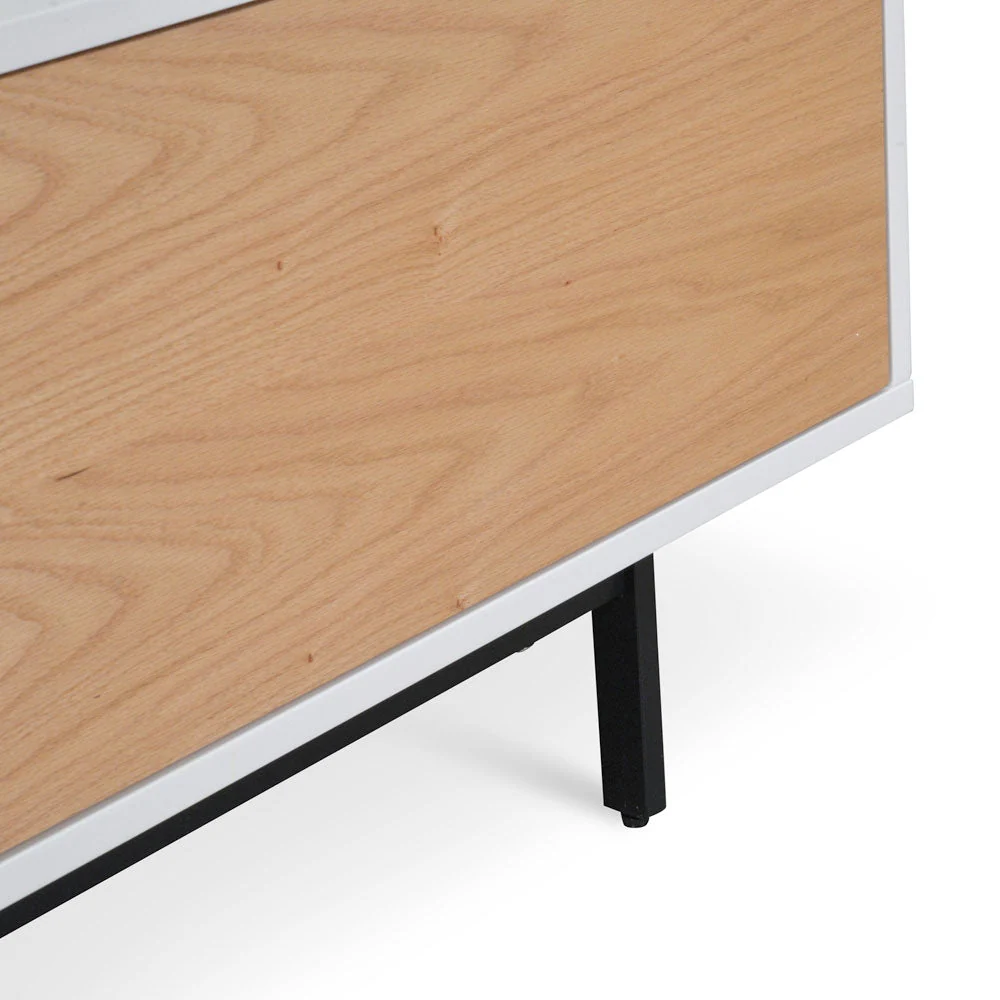 Ex Display - CTV1137-BB 2.3m TV Entertainment Unit - Lowline - Natural - Image 6