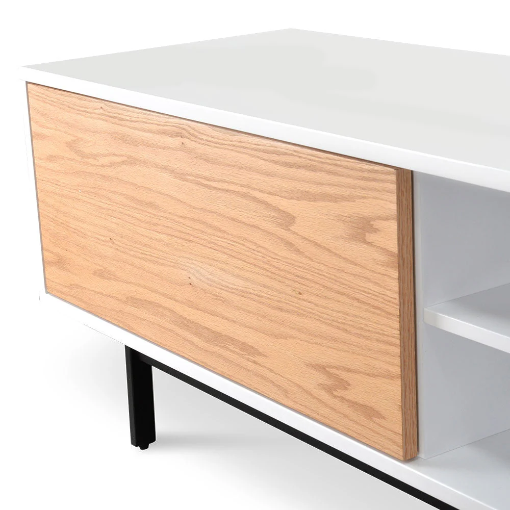 Ex Display - CTV1137-BB 2.3m TV Entertainment Unit - Lowline - Natural - Image 8