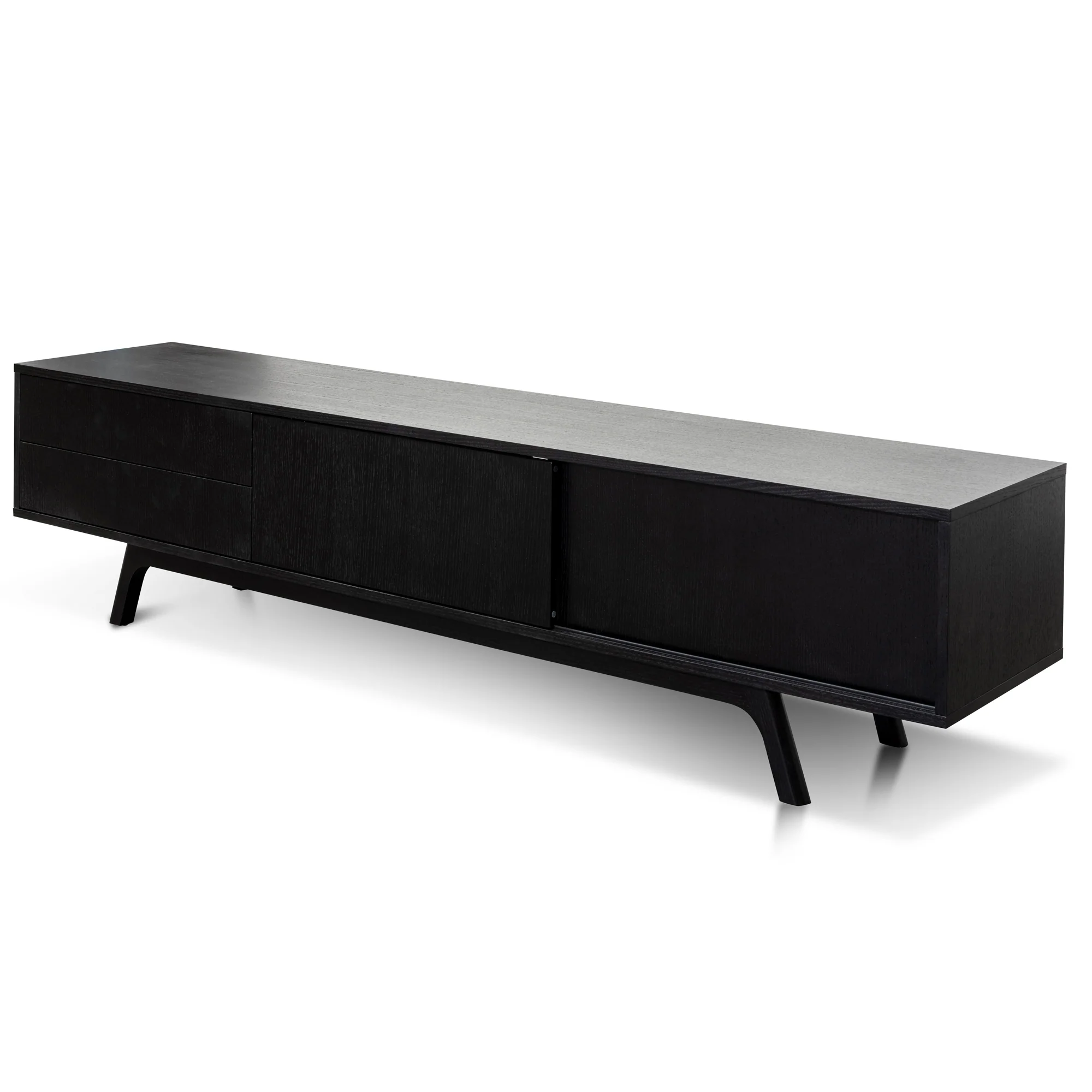 Ex Display - CTV6046-BB - 2.1m TV Unit - Full Black - Image 2