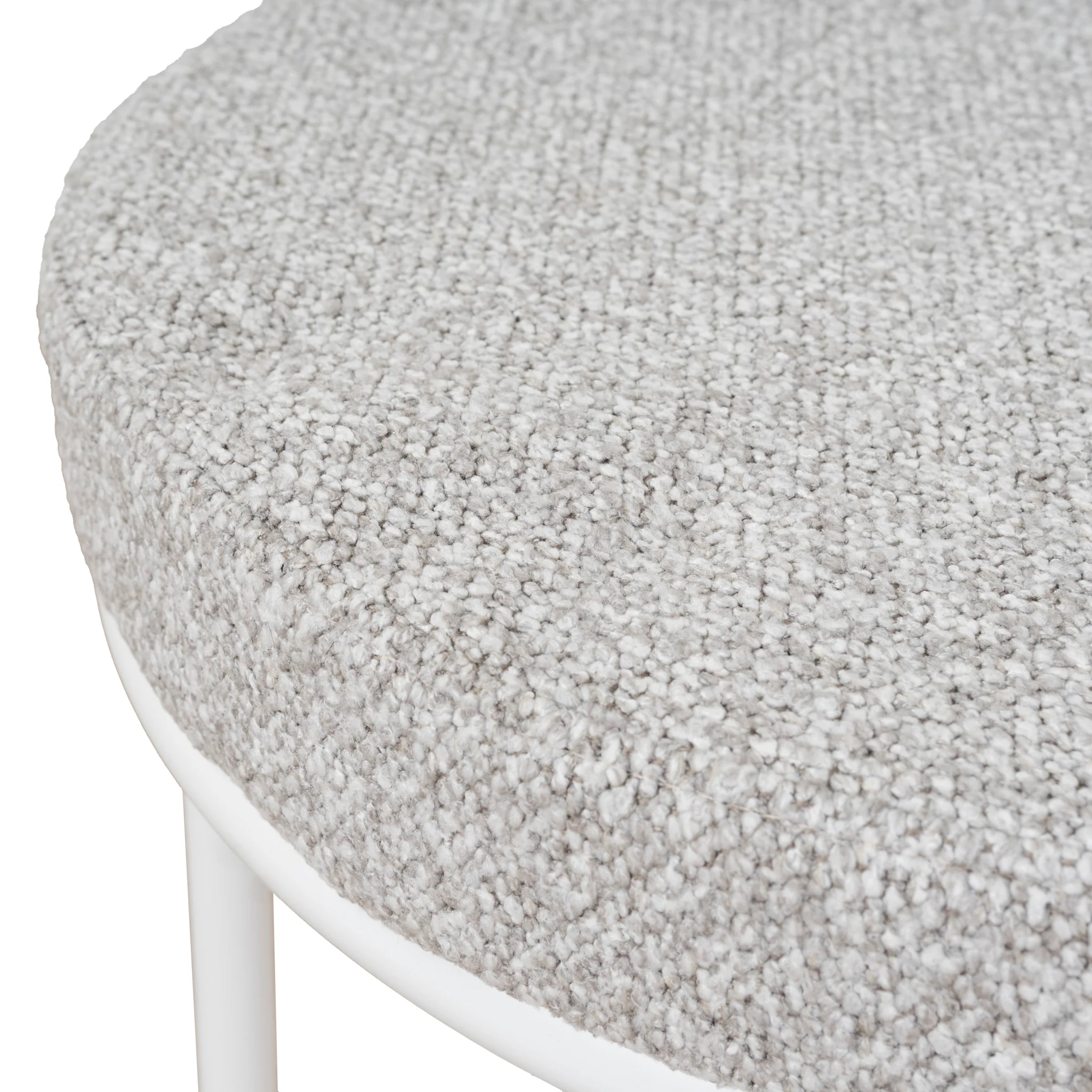 CBS10315-FH 65cm White Bar Stool - Clay Grey (Set of 2) - Image 11