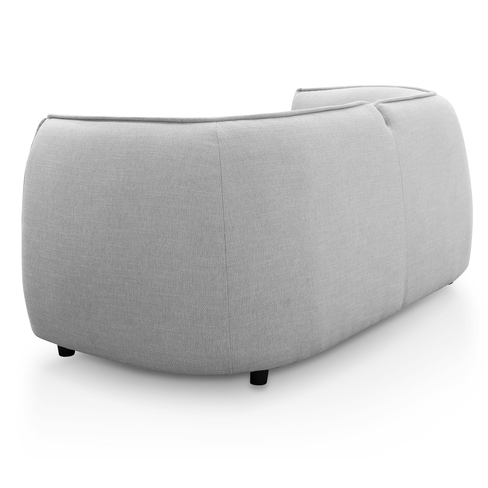 CLC6092-KSO 2 Seater Fabric Sofa - Light Texture Grey - Image 6