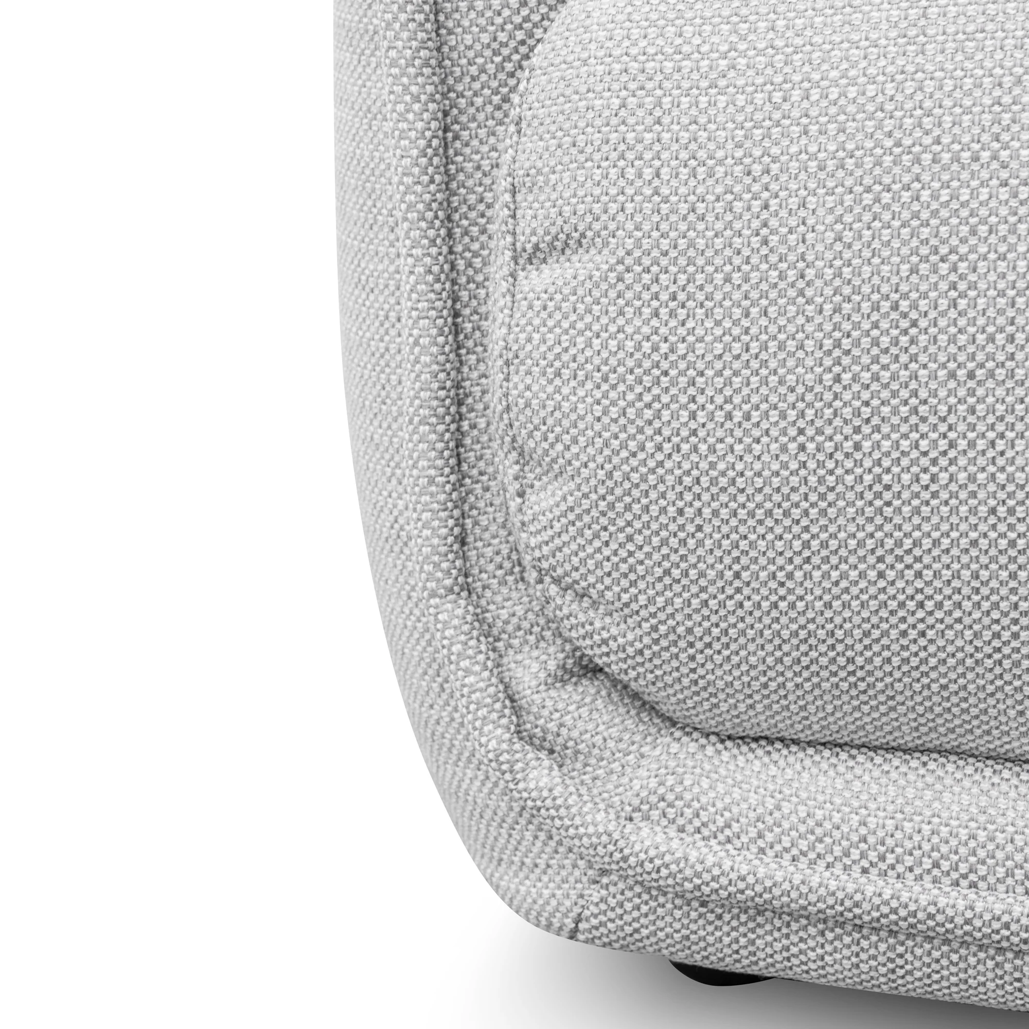 CLC6092-KSO 2 Seater Fabric Sofa - Light Texture Grey - Image 9