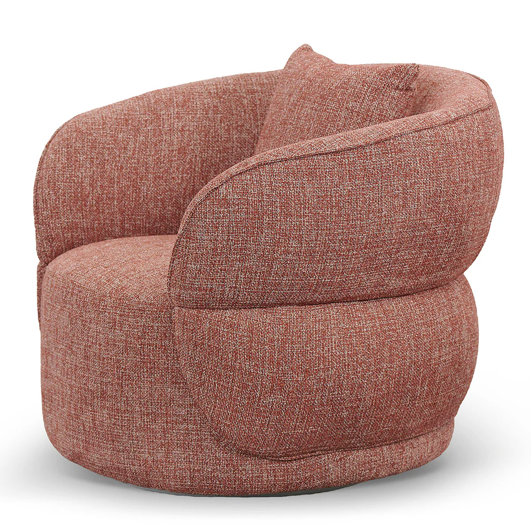 CLC8566-CA Swivel Armchair - Moss Rust Orange - Image 8