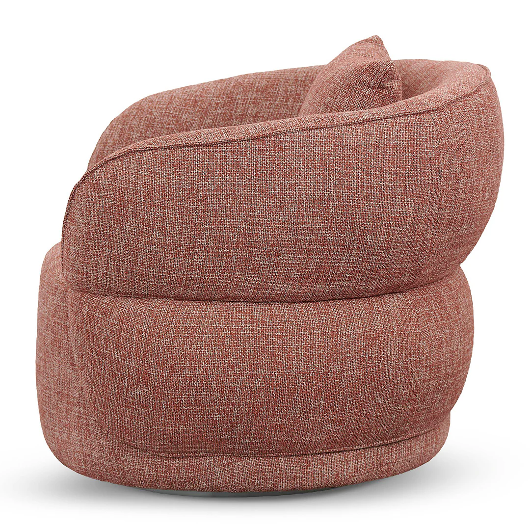 CLC8566-CA Swivel Armchair - Moss Rust Orange - Image 9