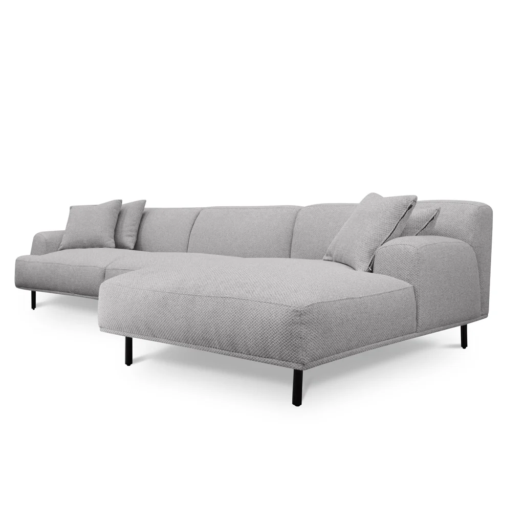 CLC8838-CA 3 Seater Right Chaise Fabric Sofa - Sterling Sand - Image 4