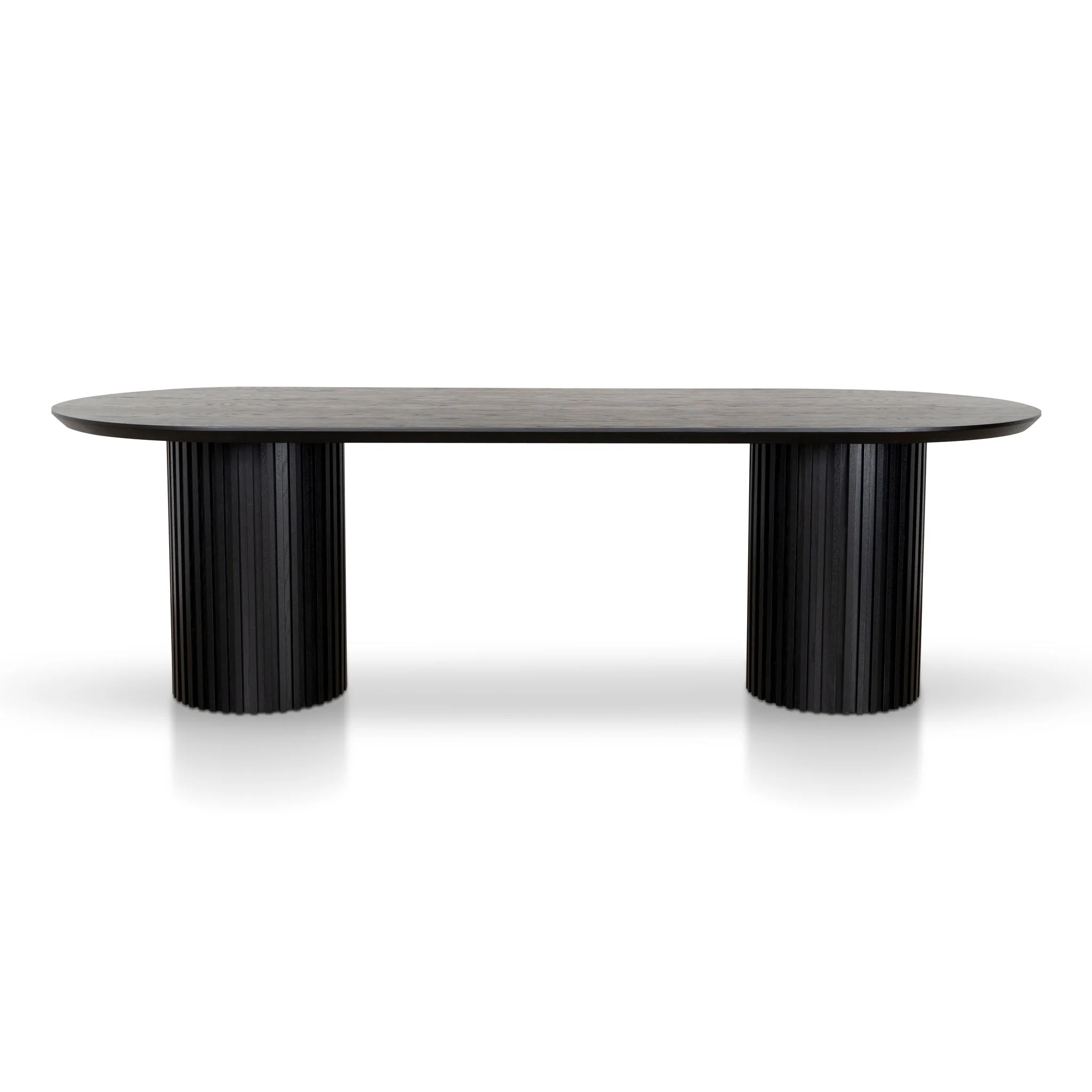 CDT8973-CN 2.5m Wooden Dining Table - Black - Image 2